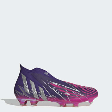 Soccer Purple Predator Edge+ Firm Ground Cleats