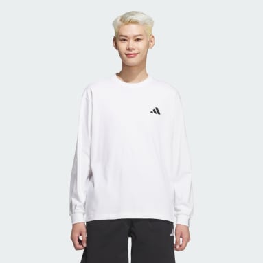 Essentials Plus Loose Fit Small Logo 롱 슬리브 티