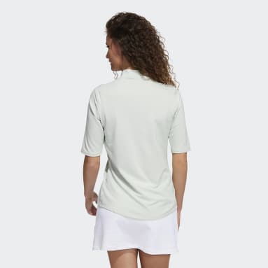 Women Golf Green Essentials Mock Polo Shirt