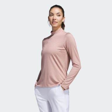 Maglia in mesh a collo alto in due tonalità