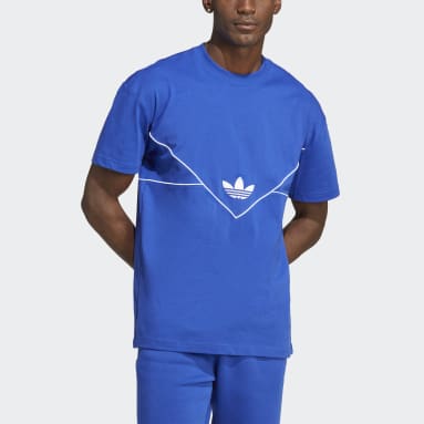 T-shirt Seasonal Archive Adicolor Azul Homem Originals