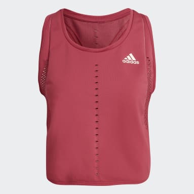 Camiseta de tirantes Primeblue Primeknit Tennis Rosa Mujer Tenis