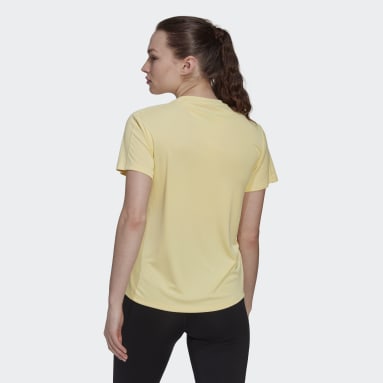 Camiseta de Running Run It Amarillo Mujer Running