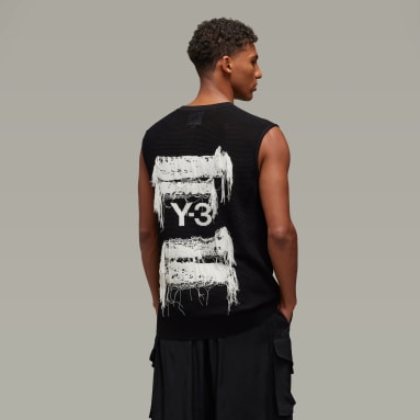 เสื้อกั๊กผ้าถักพิมพ์ลาย Y-3