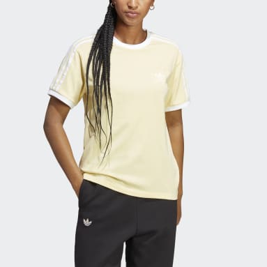 Women originals Yellow 아디컬러 클래식 3S 티
