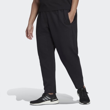 Γυναίκες Sportswear Μαύρο Pants (Plus Size)