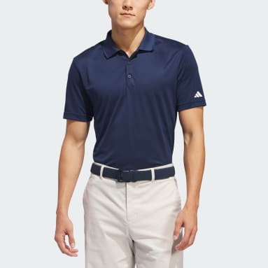Men's Golf Blue Core adidas Performance Primegreen Polo Shirt