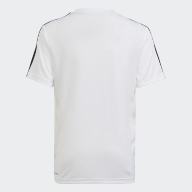 Polo Train Essentials AEROREADY 3 Tiras Ajuste Clásico Blanco Niño Sportswear