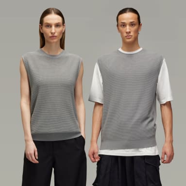 เสื้อกั๊กผ้าถักพิมพ์ลาย Y-3