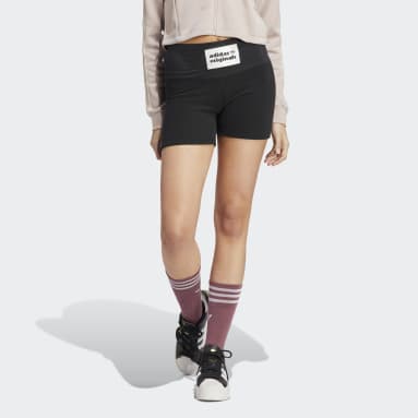 Short taille haute Towel Bike noir Femmes Originals
