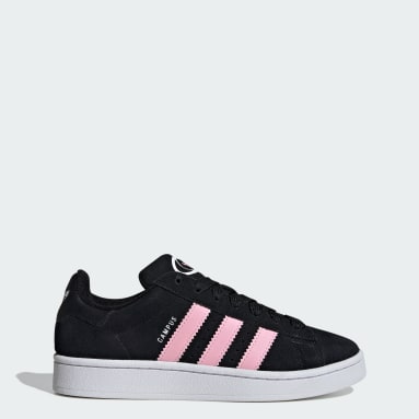 Baskets basse sport noir ou rose Femme ADIDAS à prix dégriffé