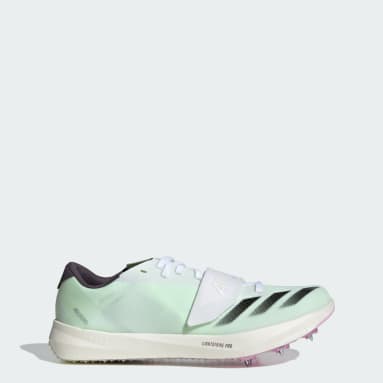 Chaussure Adizero TJ/PV Track and Field Blanc Athlétisme