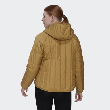 Frauen Sportswear Itavic 3-Streifen Light Hooded Jacke Beige