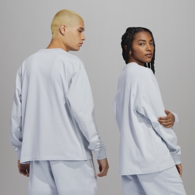 T-shirt Pharrell Williams Basics (Non genré) Bleu Originals