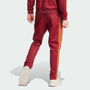 Men Football Red AS Roma Beckenbauer Track Pants