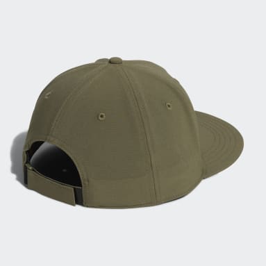 Men Golf Green Flat-Brim Cap