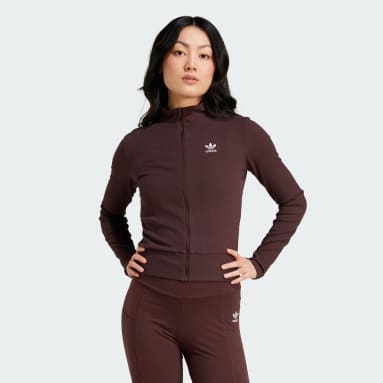 Adidas women's fitted tracksuit best sale