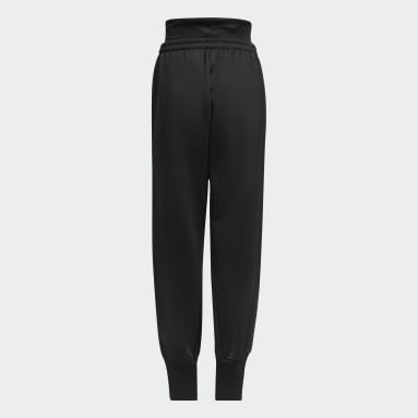 Calças Largas em Fleece Winter Glam Preto Raparigas Sportswear