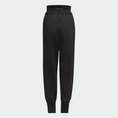 Pantalon ample molleton Winter Glam Noir Filles Sportswear