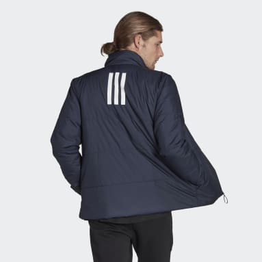 Men Sportswear Blue BSC 3-Stripes Insulated Jacket