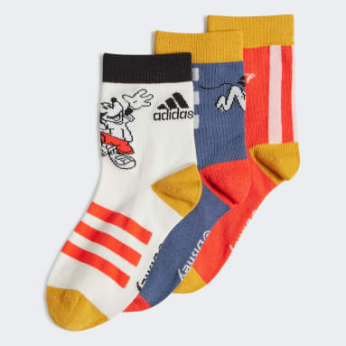 Meias Rato Mickey Disney – Criança (3 pares) Branco Criança Ginásio E Treino