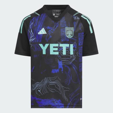 Youth Soccer Black Austin FC One Planet Jersey