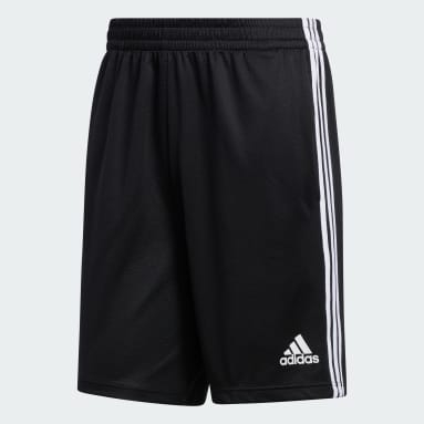 Shorts Tejidos adidas 3 Tiras AEROREADY Negro Hombre Training