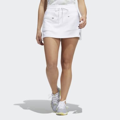 Women Golf White 워프 니트 골프 스코트