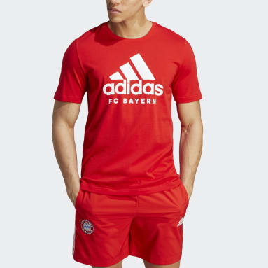 Herr Fotboll Röd FC Bayern DNA Graphic T-shirt