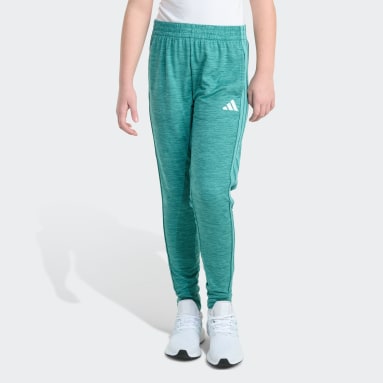 Elastic Waistband 3-Stripe Mélange Jogger