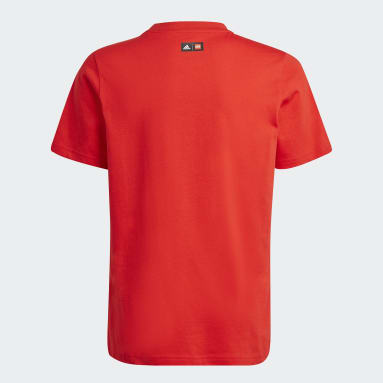 T-shirt graphique adidas x LEGO® rouge Adolescents 8-16 Years Sportswear