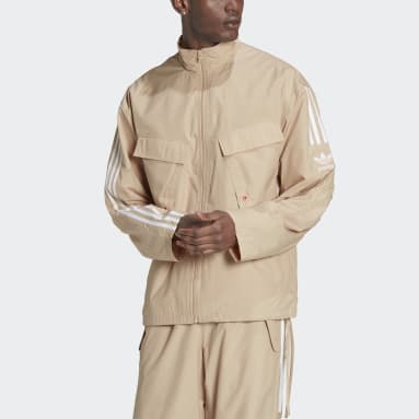 Chaqueta Adicolor Parley Beige Hombre Originals