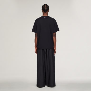 Y-3 RAW EDGE 3 STRIPES WIDE PANTS