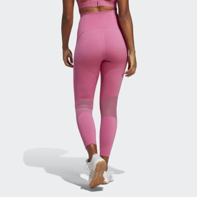 Calça Legging Adidas Adicolor Classic 3 Stripes Rosé os melhores