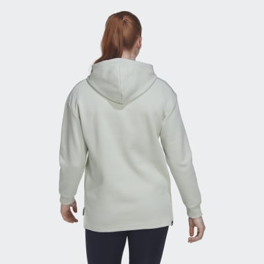 Polerón con Capucha Terrex Logo Estampado Verde Mujer TERREX