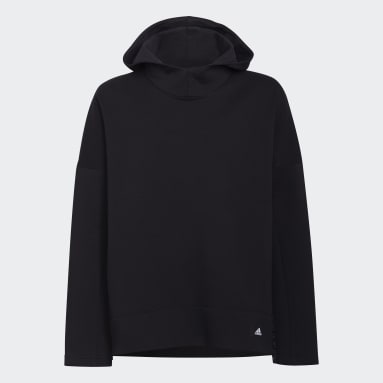 Sweat-shirt à capuche Mission Victory  Doubleknit Loose Sport Noir Filles Sportswear