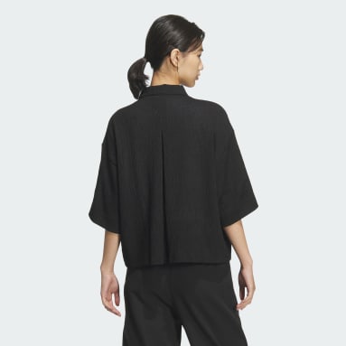 SOFTLUX シアー ルーズフィット 襟付き 半袖シャツ