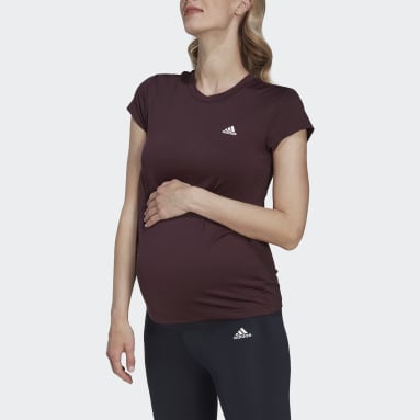 T-shirt Designed to Move Colorblock Sport (Maternità) Rosso Donna Fitness & Training