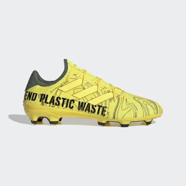 Football Yellow Gamemode Knit Firm Ground Boots