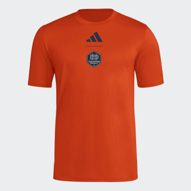 HOUSTON DYNAMO MENS SHORT SLEEVE PREGAME T-SHIRT
