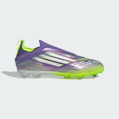 F50 Elite Schnürsenkellose Fußballschuhe für feste Böden Kinder
