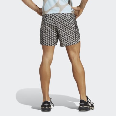 ผู้ชาย วิ่ง สีน้ำตาล กางเกงขาสั้น adidas x Marimekko Run Icons 3-Stripes
