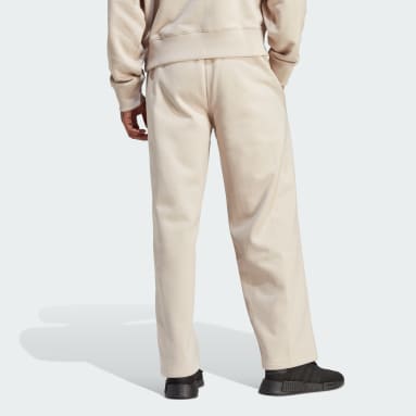 Pantalón Premium Essentials Wide Leg Beige Hombre Originals