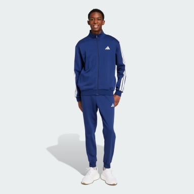 Tuta adidas blu e bianca on sale
