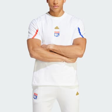 T-shirt Olympique Lyonnais Designed for Gameday Blanc Hommes Football