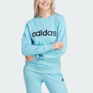 Moletinho Essentials Linear Turquesa Mulher Sportswear