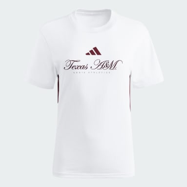 Texas A&M Essentials 3-Stripes Cotton Tee