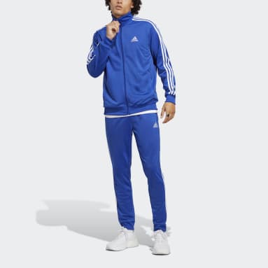 Männer Sportswear Basic 3-Streifen Tricot Trainingsanzug Blau