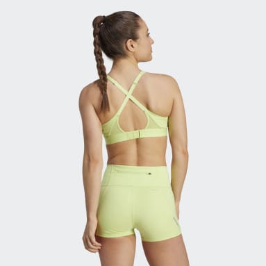Sujetador Ultimate Run Medium-Support Verde Mujer Gimnasio Y Entrenamiento
