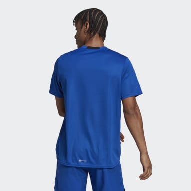 Camiseta AEROREADY Designed for Movement Azul Hombre Gimnasio Y Entrenamiento